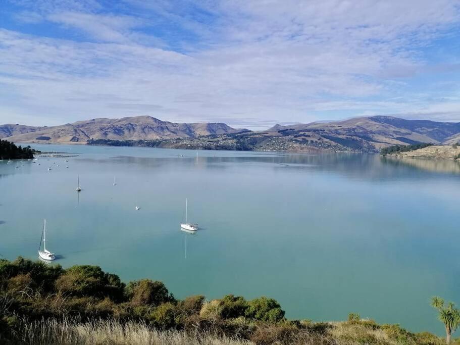 Cass Bay Retreat With Outdoor Bath Christchurch Apartment Lyttelton Exterior photo